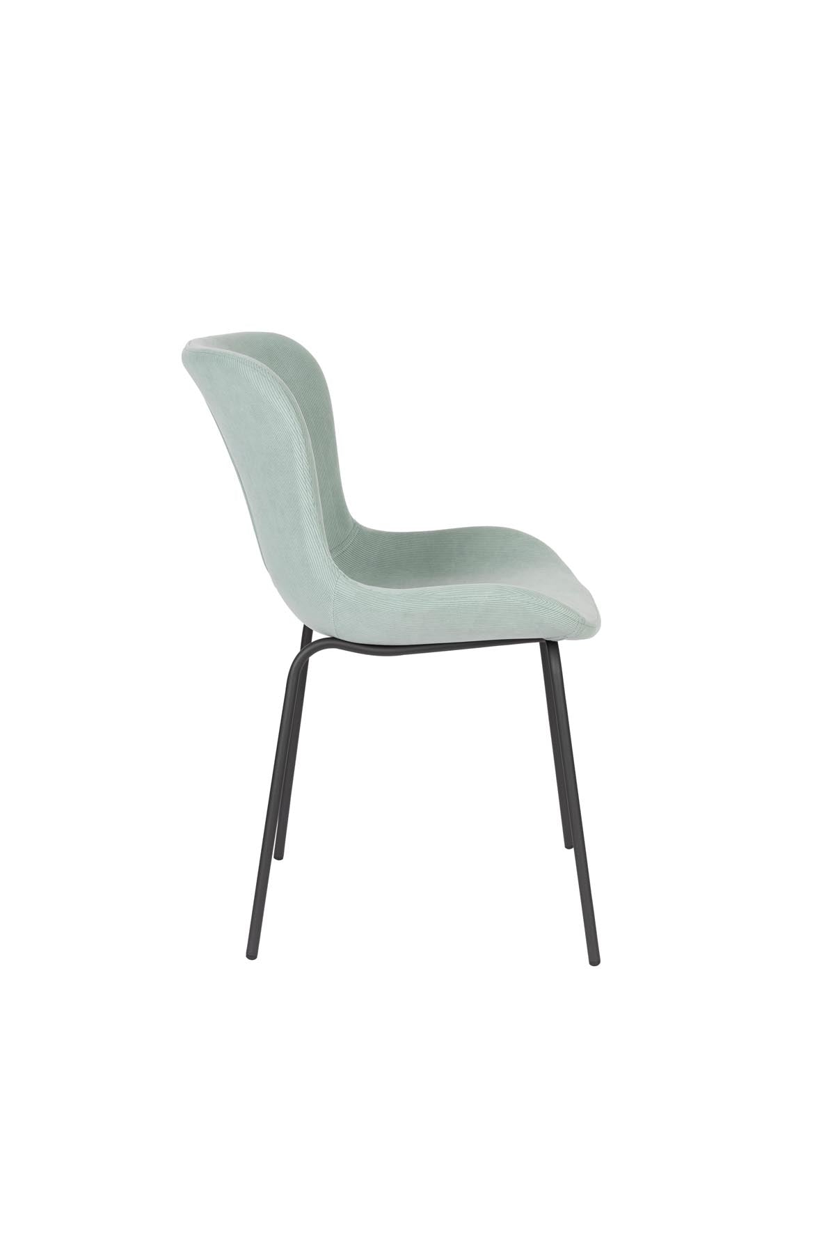 Stuhl Junzo Rib in Hellgrün präsentiert im Onlineshop von KAQTU Design AG. Stuhl ist von White Label Living