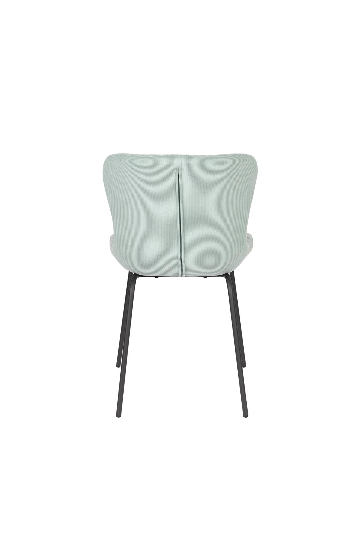 Stuhl Junzo Rib in Hellgrün präsentiert im Onlineshop von KAQTU Design AG. Stuhl ist von White Label Living