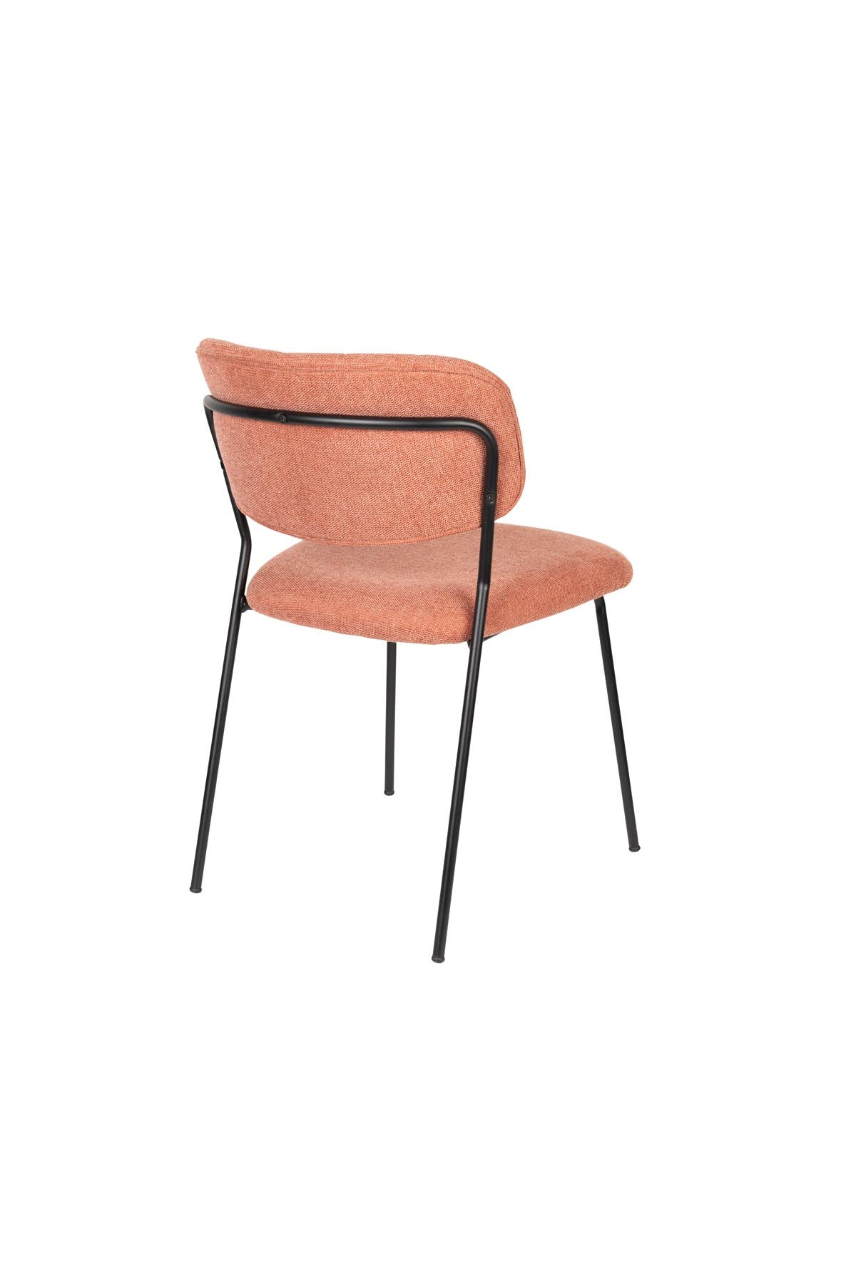 Stuhl Jolien gepolstert V2 in Rosa präsentiert im Onlineshop von KAQTU Design AG. Stuhl ist von White Label Living