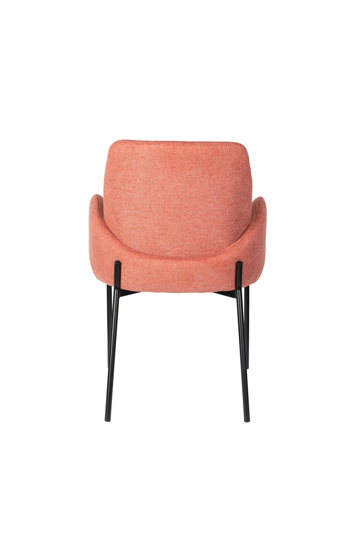 Tjarda Stuhl Altrosa in Rosa präsentiert im Onlineshop von KAQTU Design AG. Stuhl mit Armlehne ist von White Label Living
