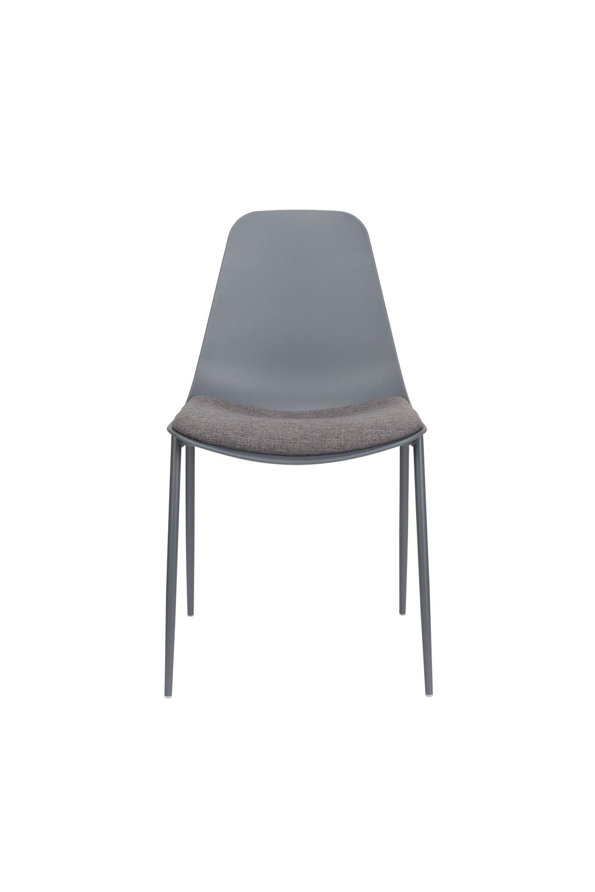 Jeffrey Stuhl in Grau präsentiert im Onlineshop von KAQTU Design AG. Stuhl ist von White Label Living