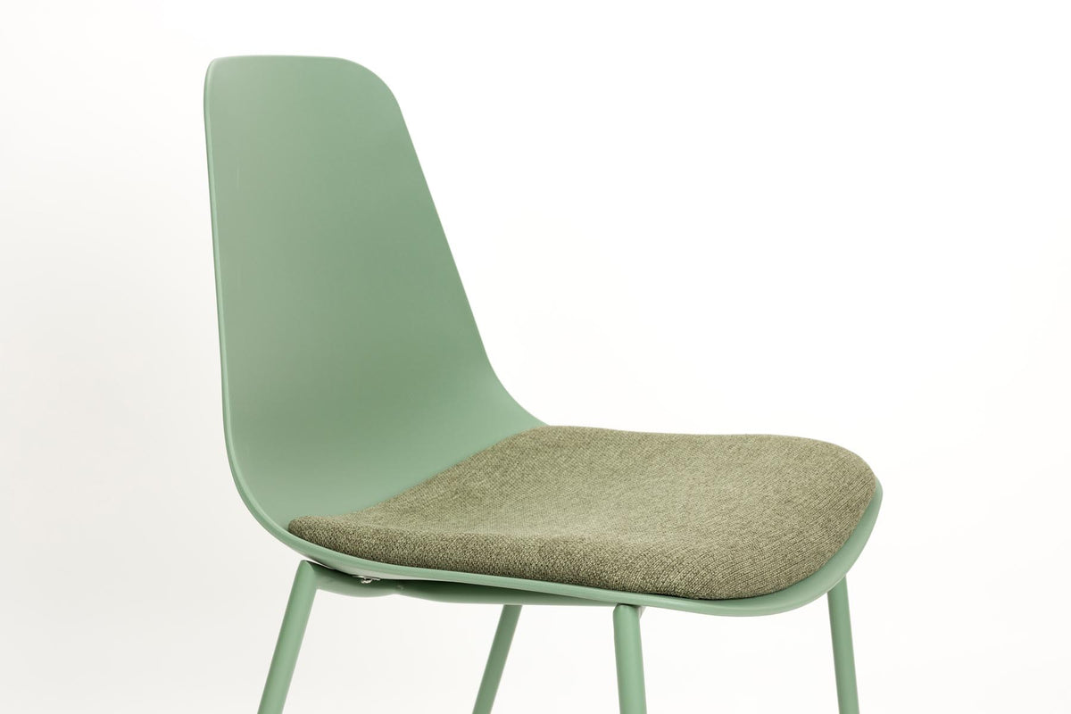 Stuhl Jeffrey Green in Green präsentiert im Onlineshop von KAQTU Design AG. Stuhl ist von White Label Living