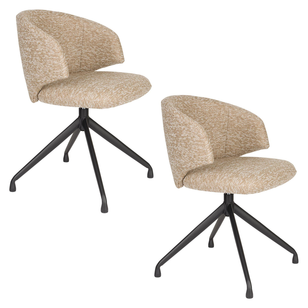 Stuhl Balado Braun in Braun präsentiert im Onlineshop von KAQTU Design AG. Schalenstuhl ist von White Label Living