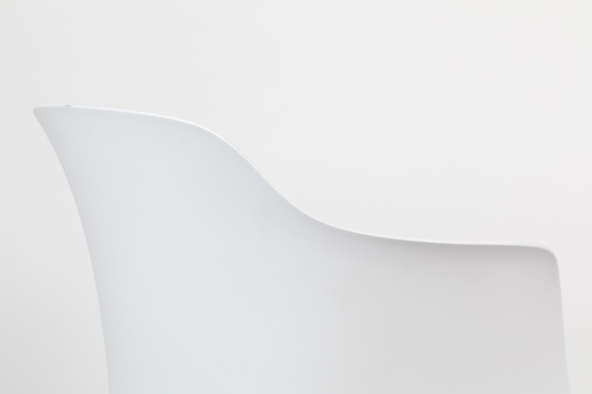 Armlehnstuhl TANGO in Weiss präsentiert im Onlineshop von KAQTU Design AG. Stuhl mit Armlehne ist von White Label Living