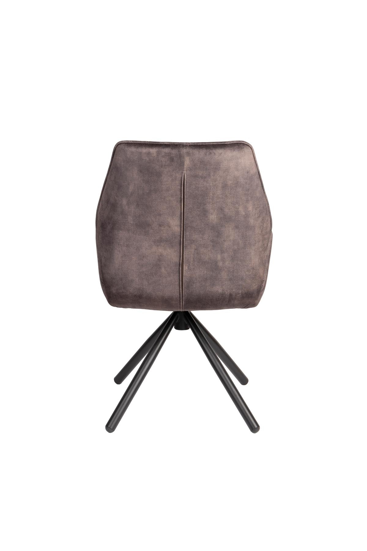 Armlehnstuhl Jamie in Braun präsentiert im Onlineshop von KAQTU Design AG. Stuhl mit Armlehne ist von White Label Living