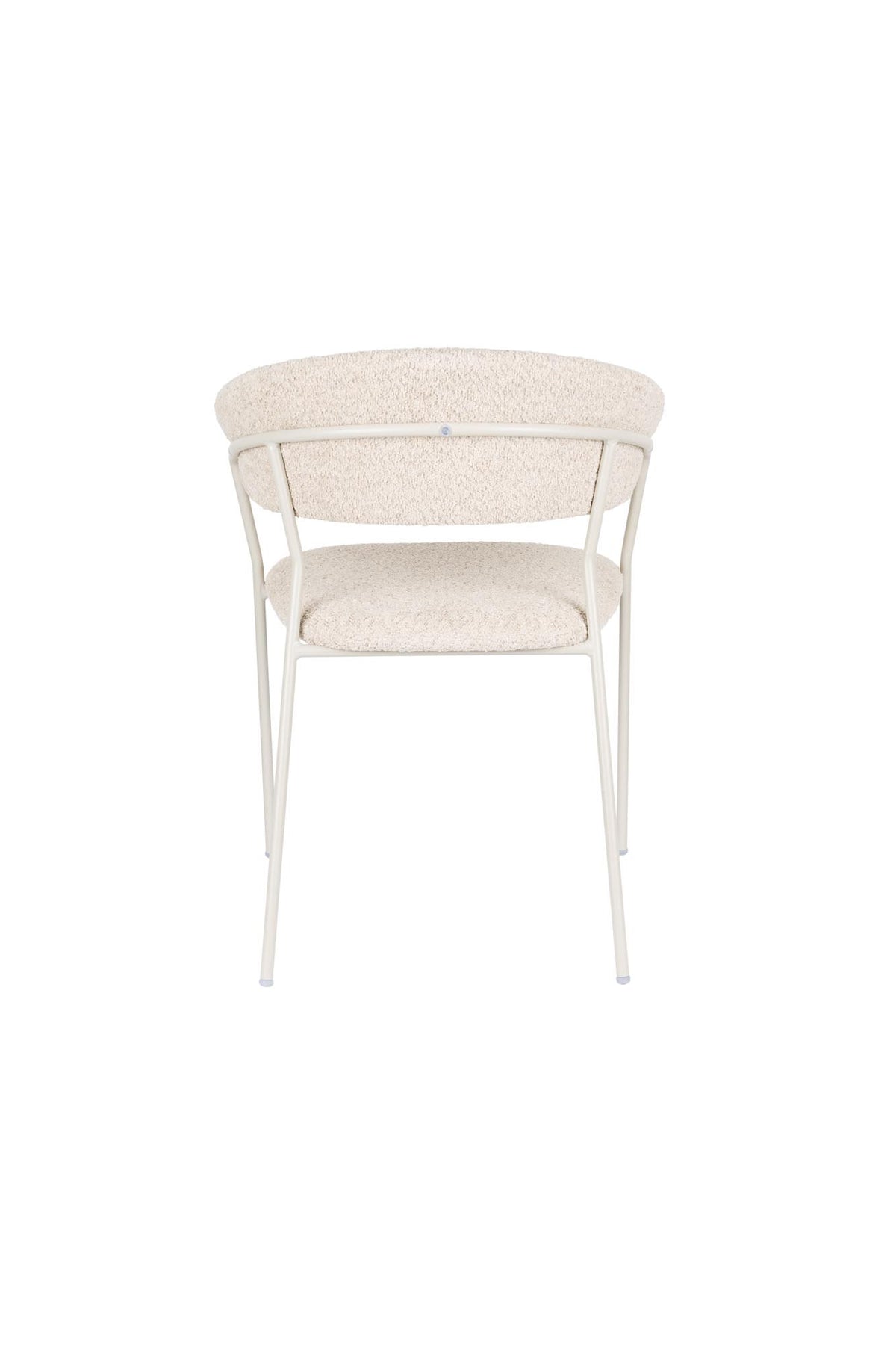 Armlehnstuhl Zeri Off White in beige präsentiert im Onlineshop von KAQTU Design AG. Stuhl mit Armlehne ist von White Label Living