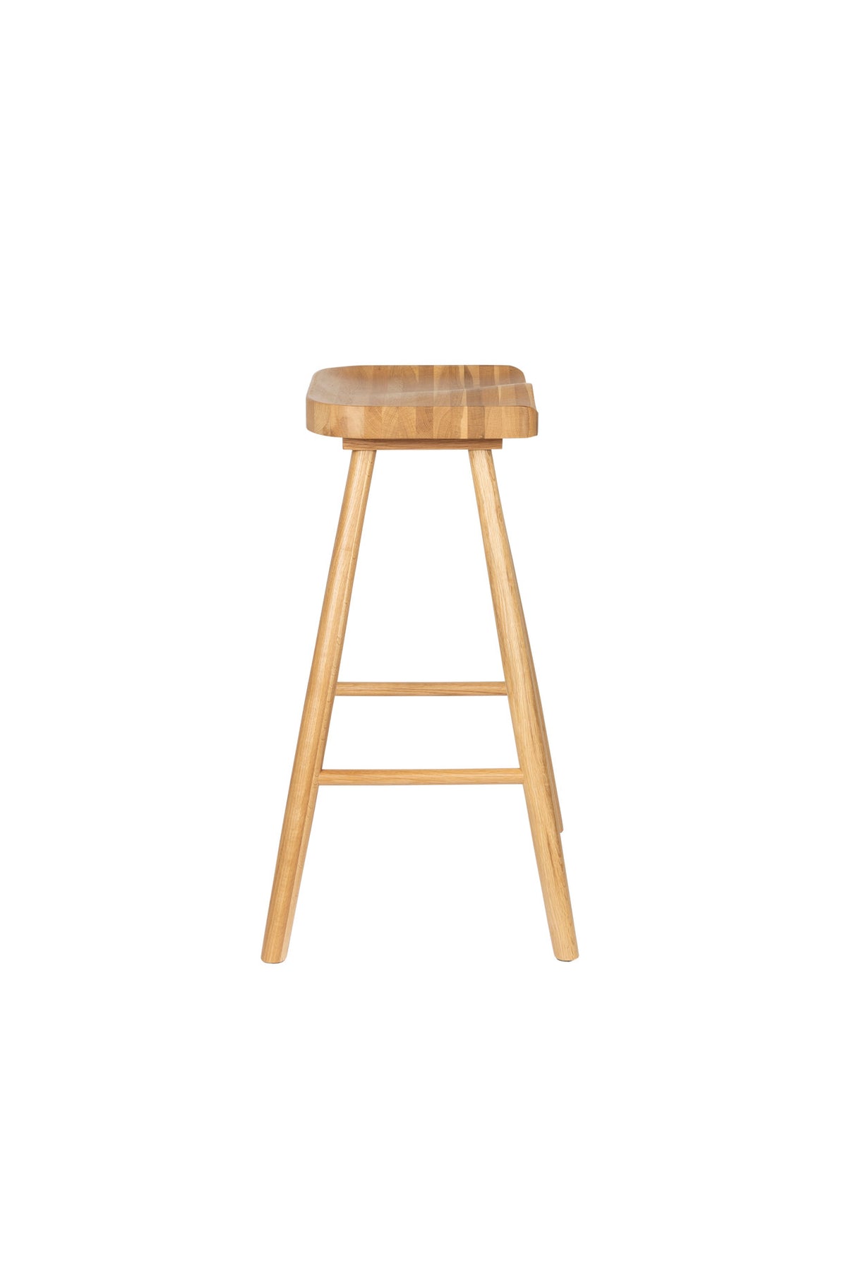 Barstuhl VANDER in Natur präsentiert im Onlineshop von KAQTU Design AG. Barhocker ist von White Label Living