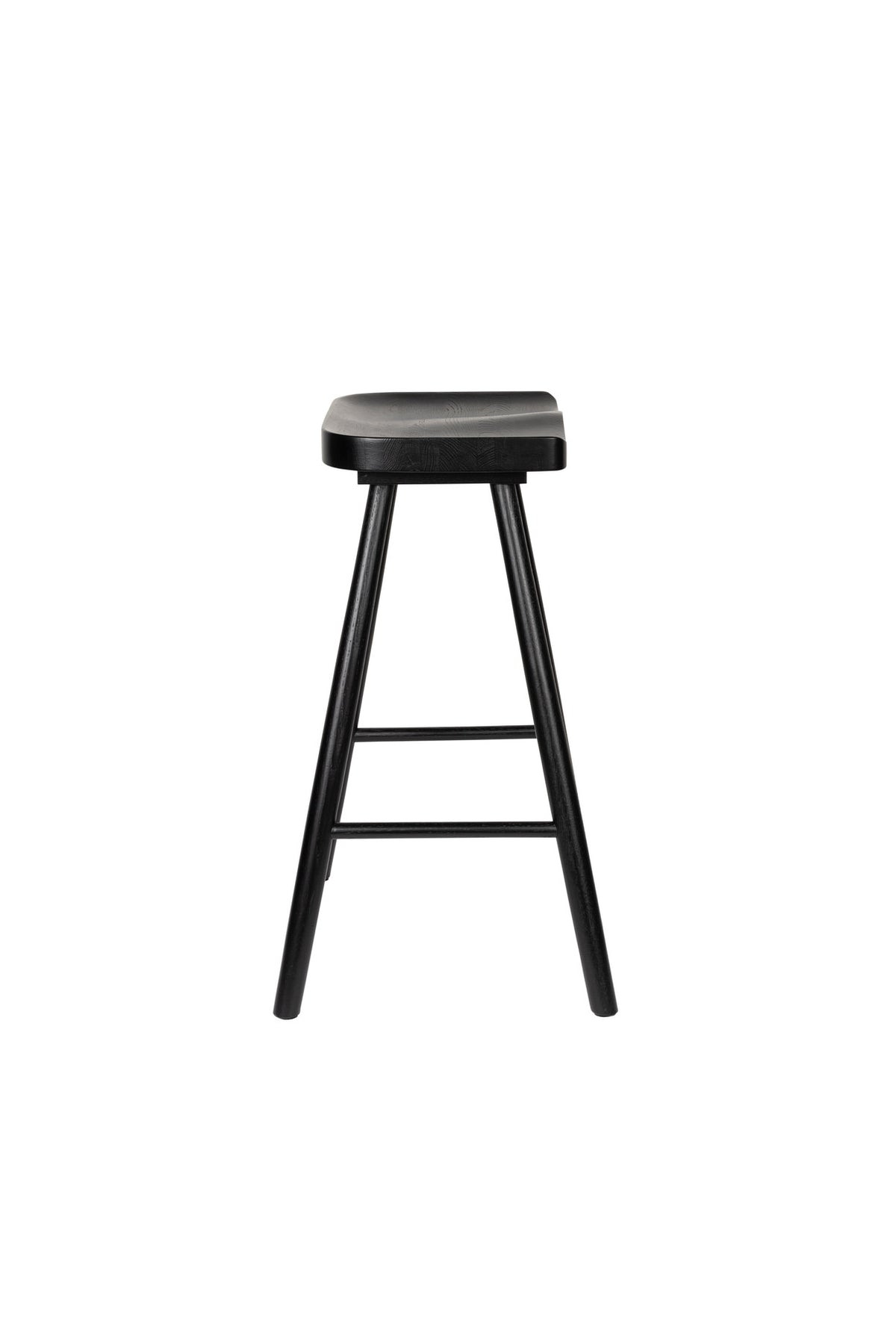 Barstuhl VANDER in Schwarz präsentiert im Onlineshop von KAQTU Design AG. Barhocker ist von White Label Living
