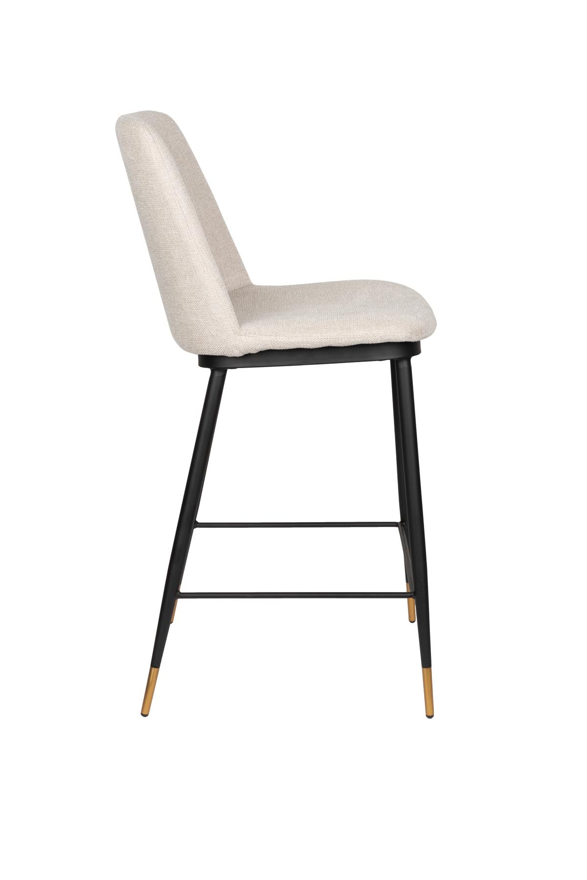 Barstuhl LIONEL in Beige präsentiert im Onlineshop von KAQTU Design AG. Barstuhl ist von White Label Living