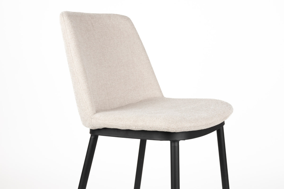 Barstuhl LIONEL in beige präsentiert im Onlineshop von KAQTU Design AG. Barstuhl ist von White Label Living