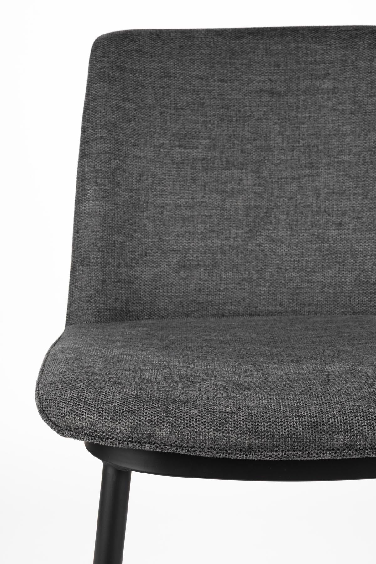 Barstuhl LIONEL in Dunkelgrau präsentiert im Onlineshop von KAQTU Design AG. Barstuhl ist von White Label Living