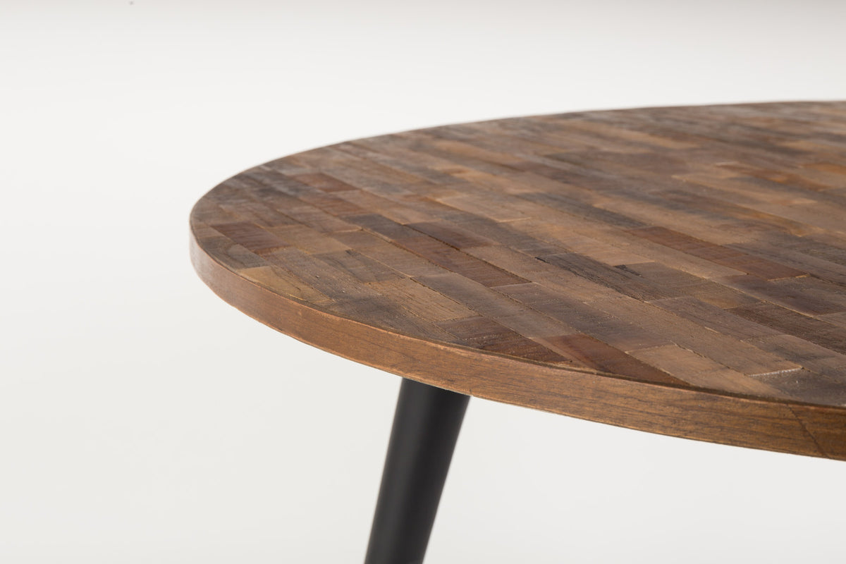Tisch MO in Braun präsentiert im Onlineshop von KAQTU Design AG. Esstisch ist von White Label Living