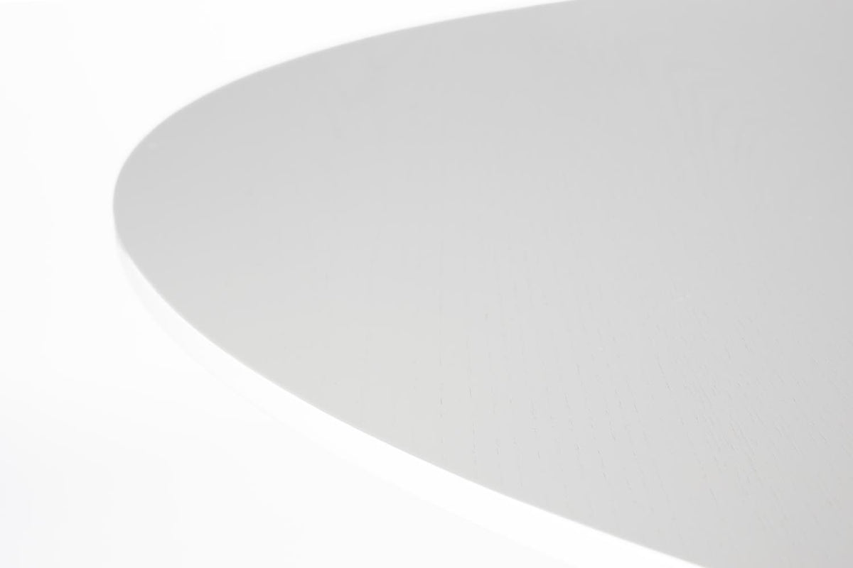 Tisch Zeme Round in beige präsentiert im Onlineshop von KAQTU Design AG. Esstisch ist von White Label Living