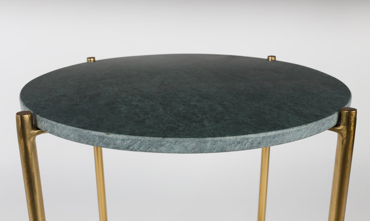 Beistelltisch TIMPA MARBLE in Grün präsentiert im Onlineshop von KAQTU Design AG. Couchtisch ist von White Label Living