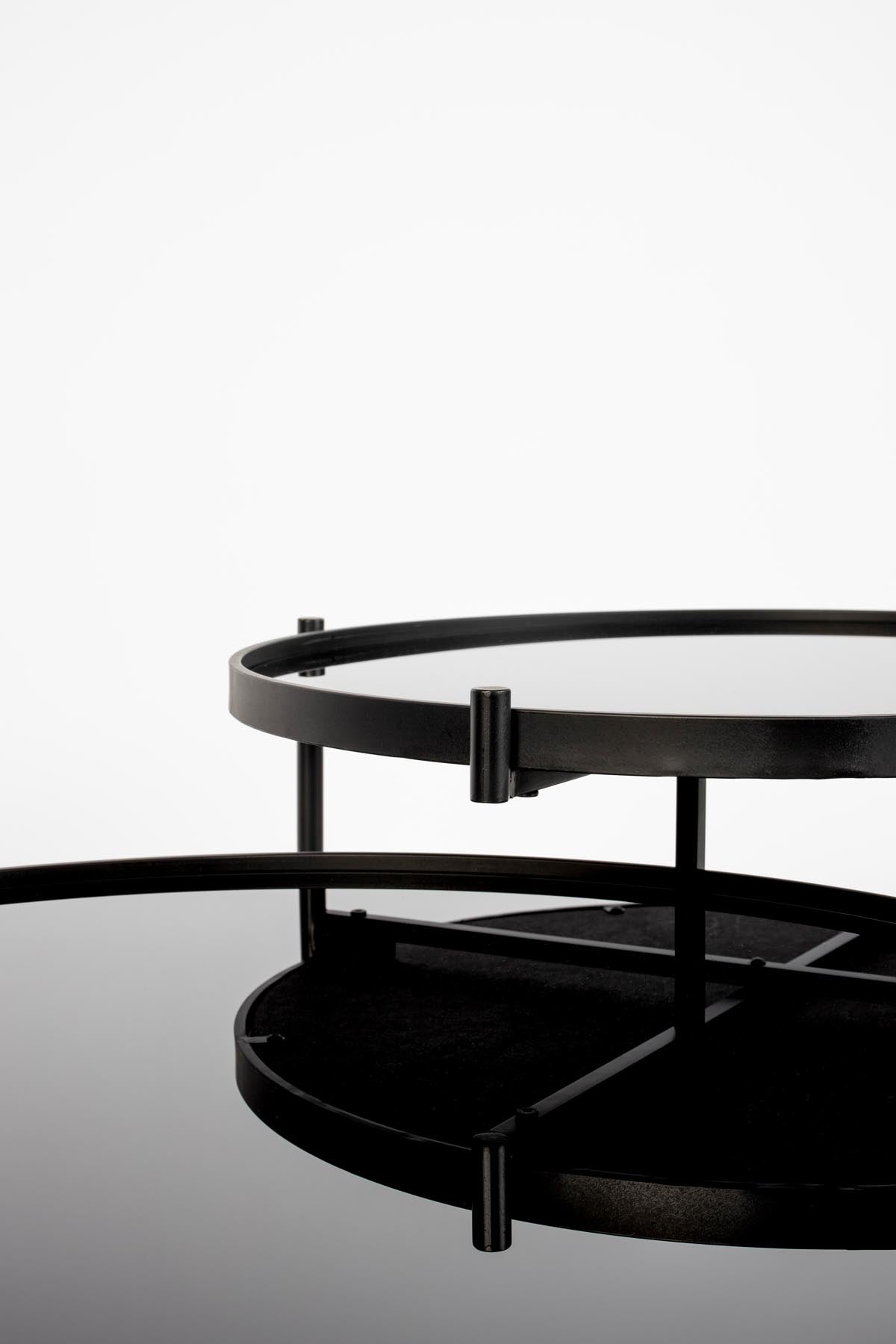 Beistelltisch LI in Schwarz präsentiert im Onlineshop von KAQTU Design AG. Couchtisch ist von White Label Living