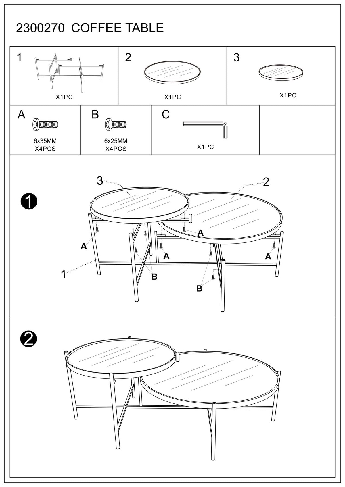 Beistelltisch LI in Schwarz präsentiert im Onlineshop von KAQTU Design AG. Couchtisch ist von White Label Living