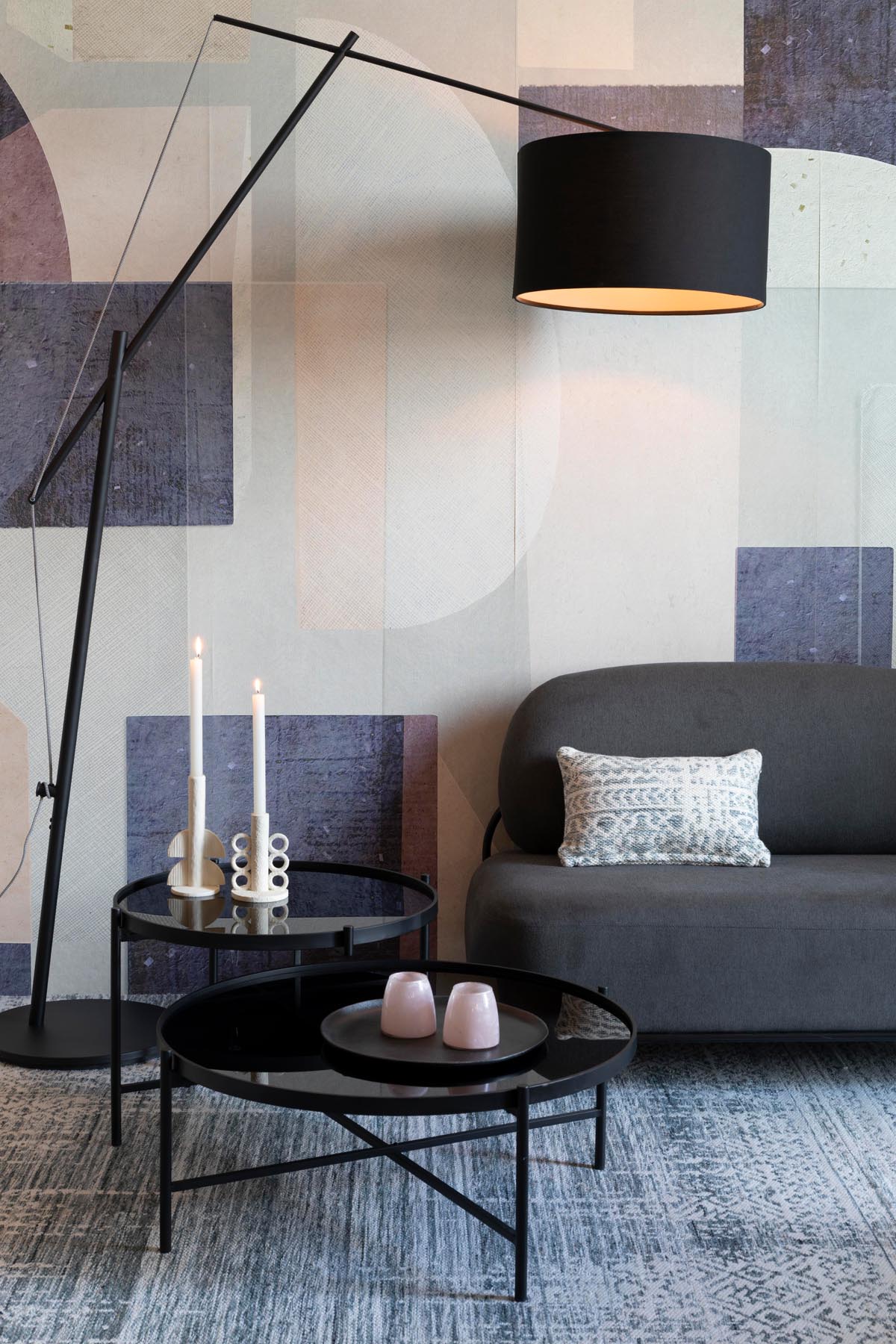 Beistelltisch LI in Schwarz präsentiert im Onlineshop von KAQTU Design AG. Couchtisch ist von White Label Living