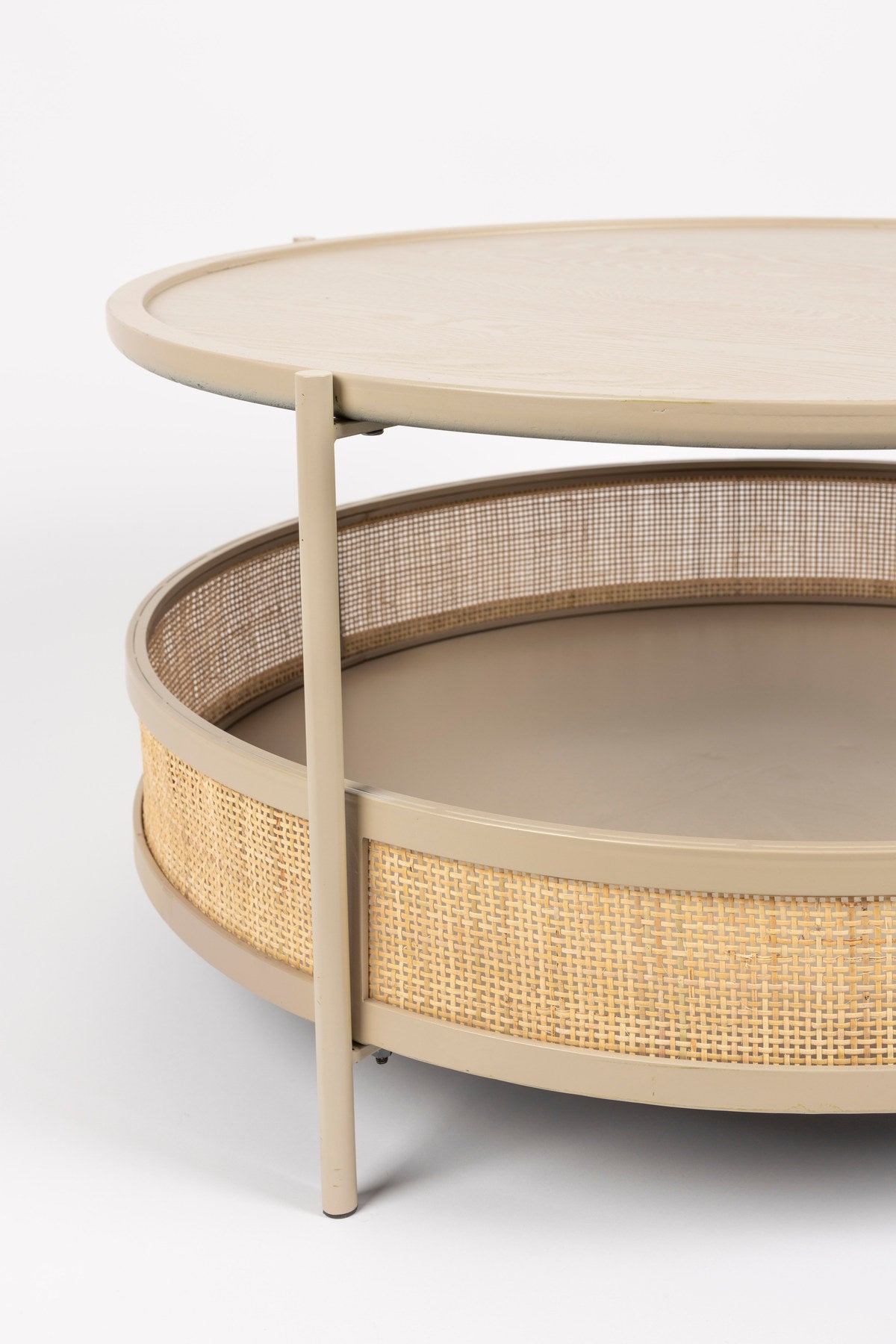 Beistelltisch MAKOTO in Sand präsentiert im Onlineshop von KAQTU Design AG. Couchtisch ist von White Label Living