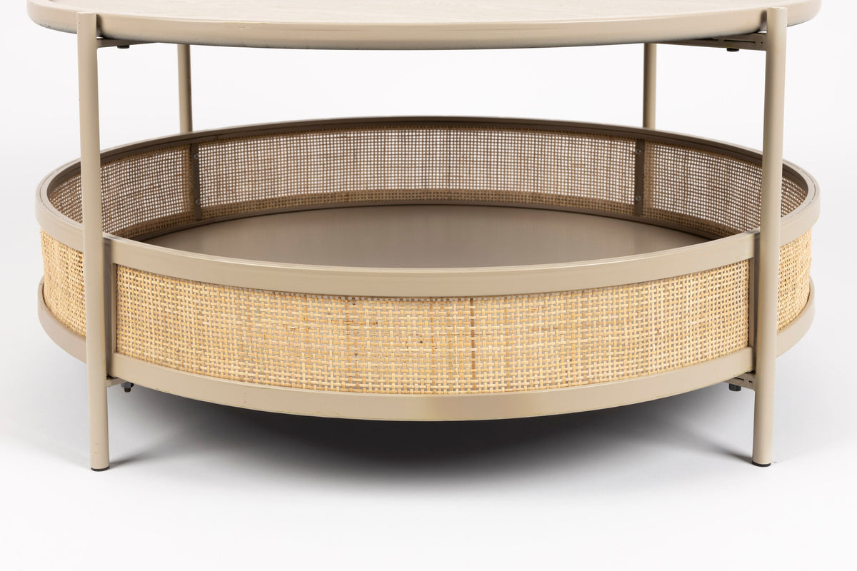 Beistelltisch MAKOTO in Sand präsentiert im Onlineshop von KAQTU Design AG. Couchtisch ist von White Label Living