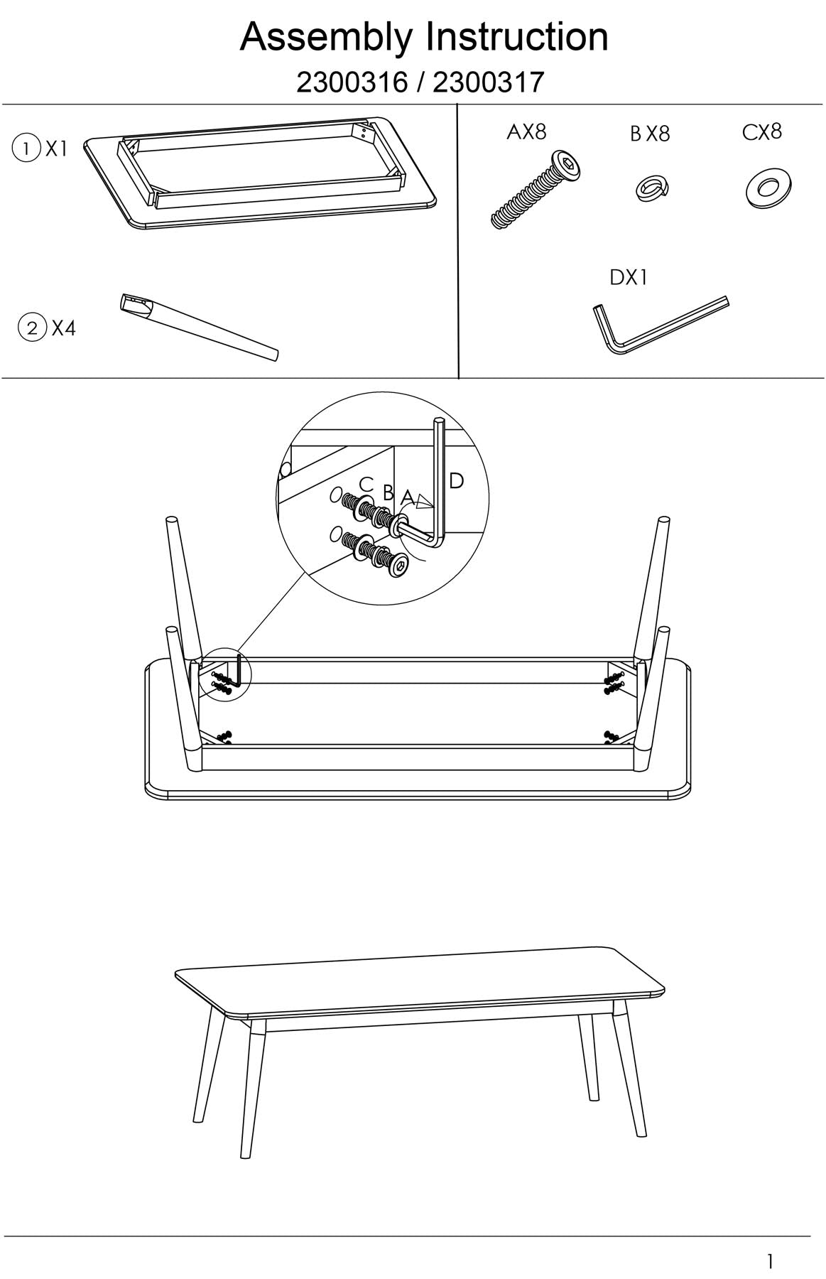Beistelltisch Fabio in Natur präsentiert im Onlineshop von KAQTU Design AG. Couchtisch ist von White Label Living