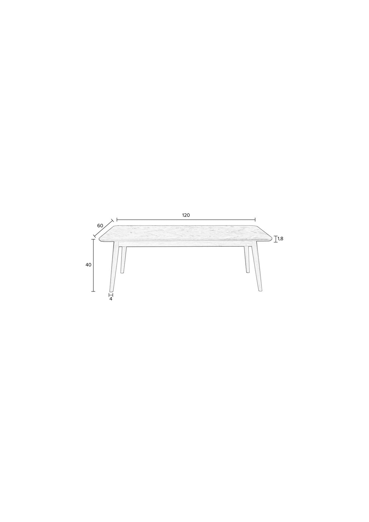 Beistelltisch Fabio in Schwarz präsentiert im Onlineshop von KAQTU Design AG. Couchtisch ist von White Label Living