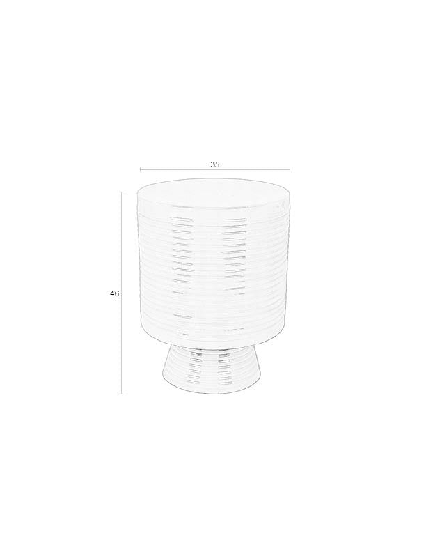 Peli Couchtisch in beige präsentiert im Onlineshop von KAQTU Design AG. Couchtisch ist von White Label Living