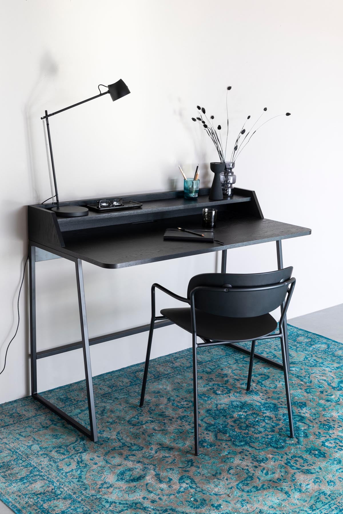 Schreibtisch GIORGIO in Schwarz präsentiert im Onlineshop von KAQTU Design AG. Schreibtisch ist von White Label Living
