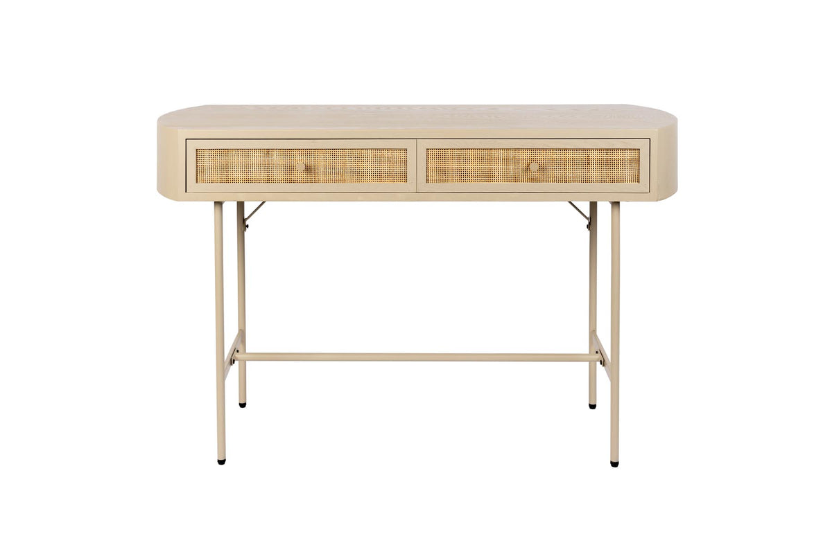 Konsolentisch AMAYA 2DR in beige präsentiert im Onlineshop von KAQTU Design AG. Konsolentisch ist von White Label Living