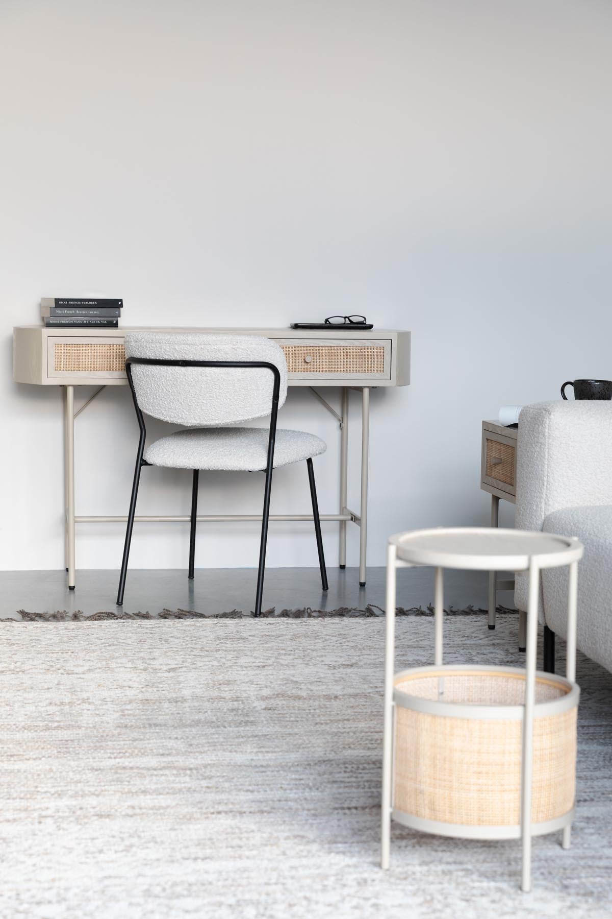 Konsolentisch AMAYA 2DR in beige präsentiert im Onlineshop von KAQTU Design AG. Konsolentisch ist von White Label Living