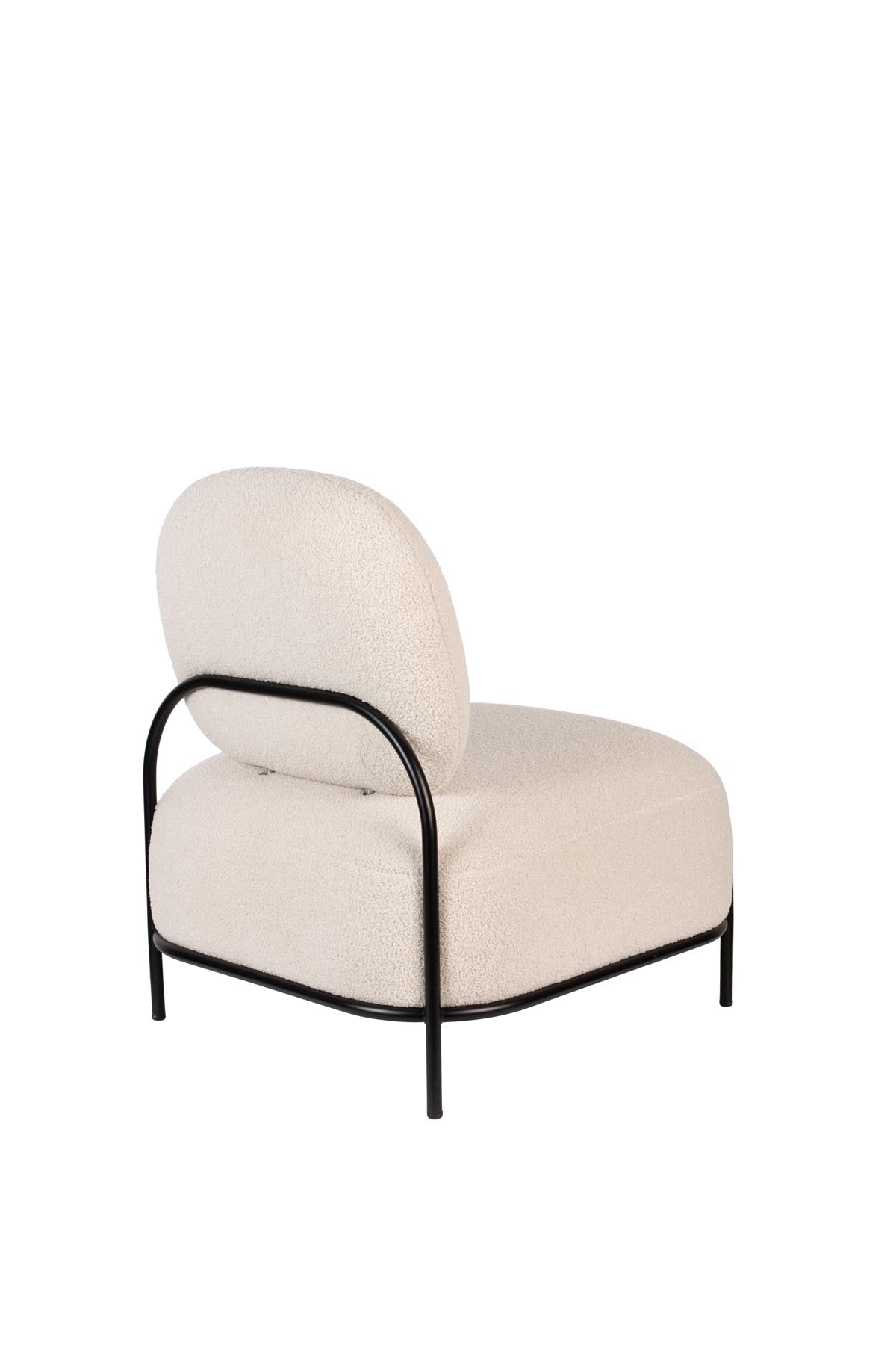 Sessel POLLY in Elfenbein präsentiert im Onlineshop von KAQTU Design AG. Sessel ist von White Label Living