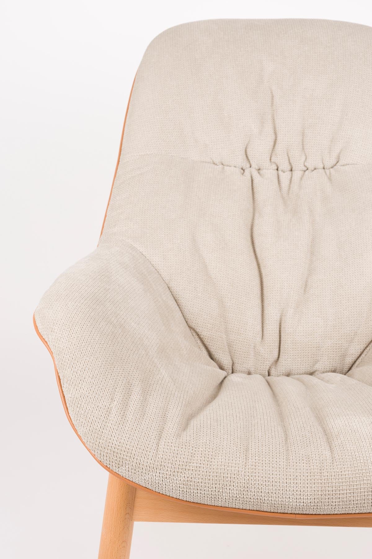 Loungesessel Duke in beige präsentiert im Onlineshop von KAQTU Design AG. Sessel ist von White Label Living