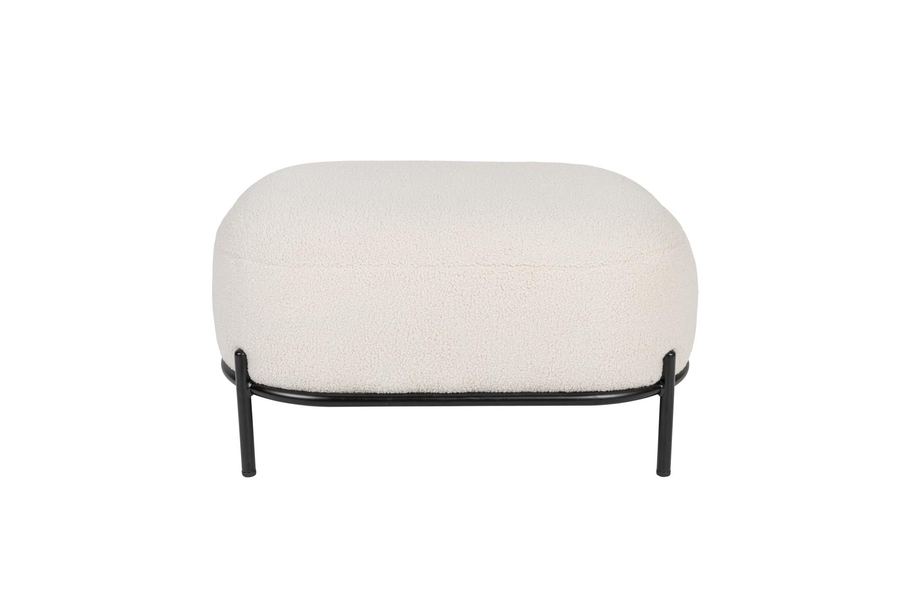Hocker POLLY in Elfenbein präsentiert im Onlineshop von KAQTU Design AG. Hocker ist von White Label Living