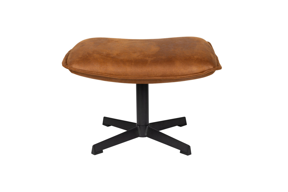 HOCKER JOHN in Braun präsentiert im Onlineshop von KAQTU Design AG. Ottoman ist von White Label Living