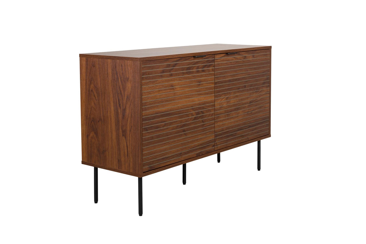 Sideboard Streifen Hoch in Braun präsentiert im Onlineshop von KAQTU Design AG. High-Sideboard ist von White Label Living