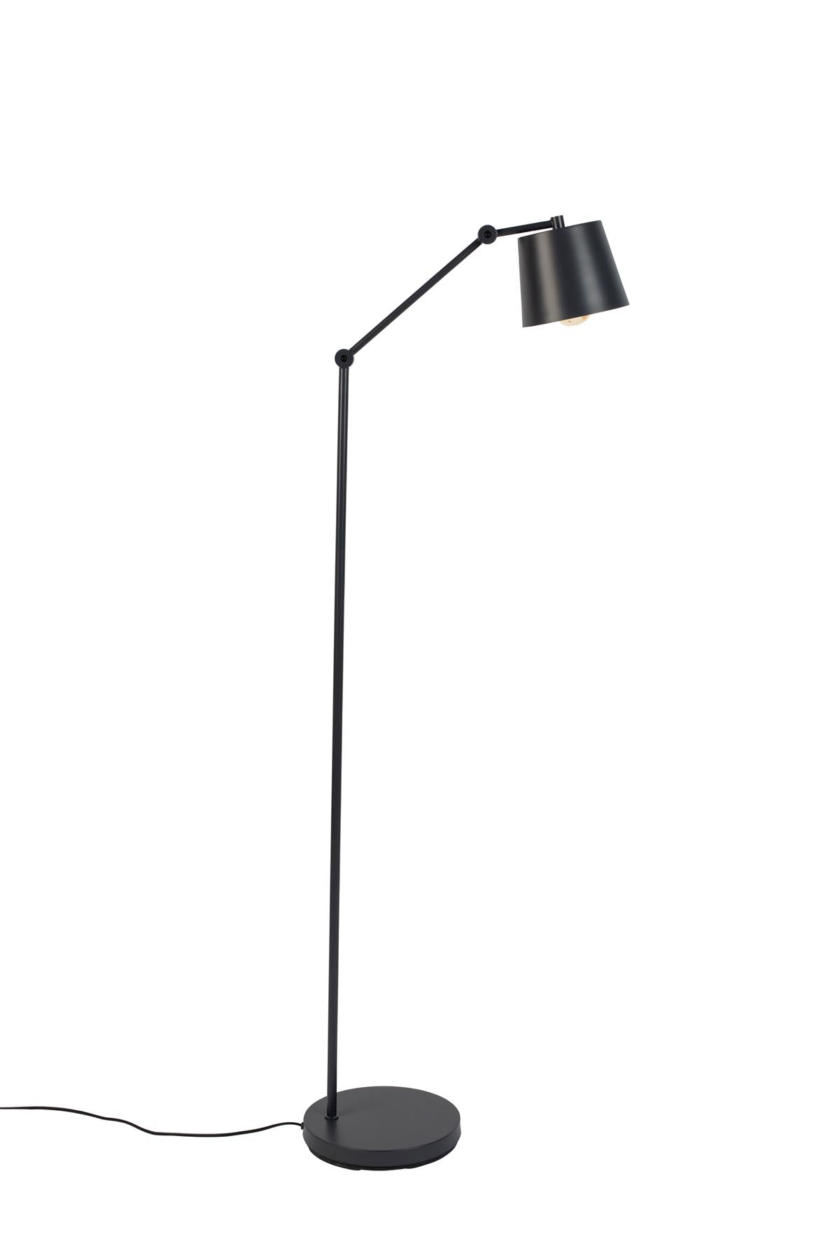 Stehleuchte HAJO in Grau präsentiert im Onlineshop von KAQTU Design AG. Stehleuchte ist von White Label Living
