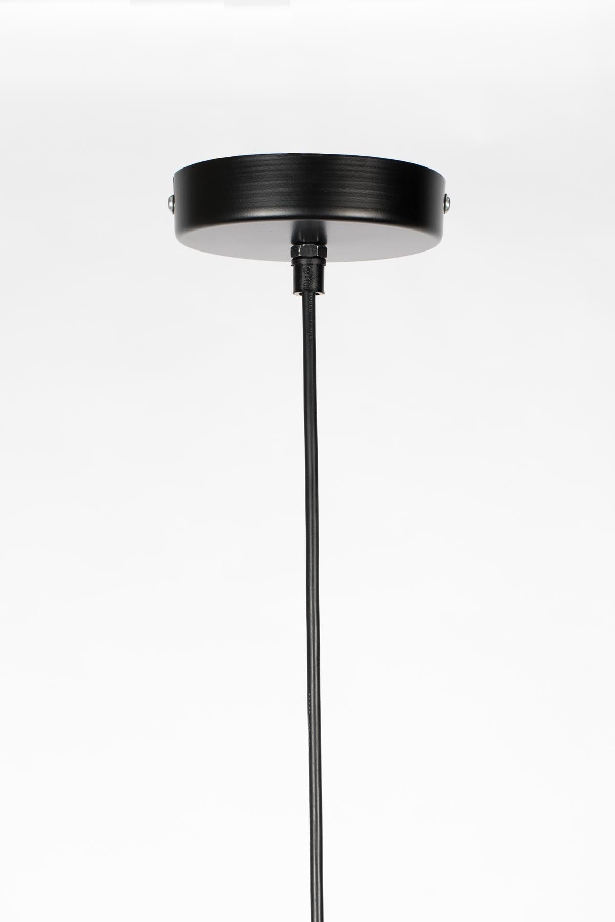 Pendellampe Lena in Schwarz präsentiert im Onlineshop von KAQTU Design AG. Pendelleuchte ist von White Label Living