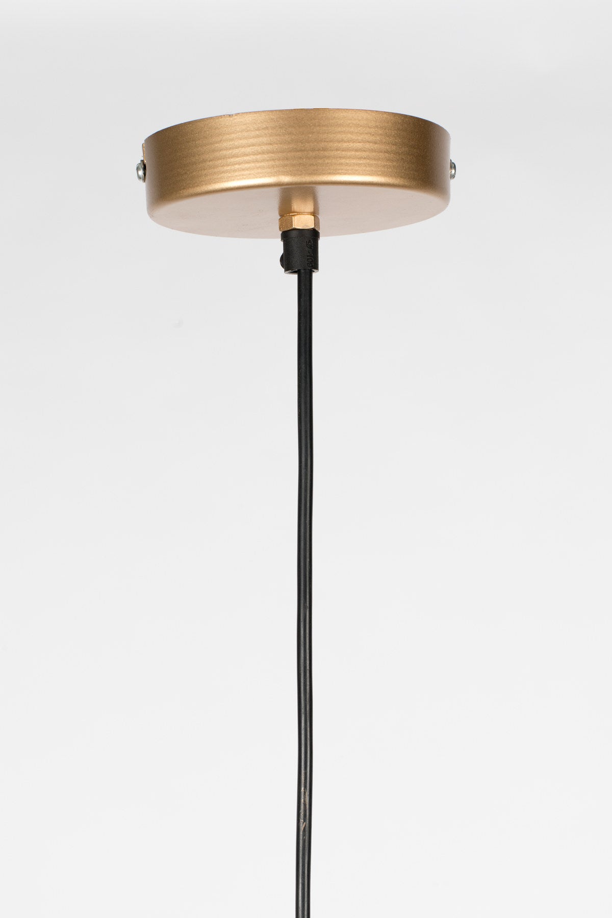 Pendellampe Lena in Gold präsentiert im Onlineshop von KAQTU Design AG. Pendelleuchte ist von White Label Living