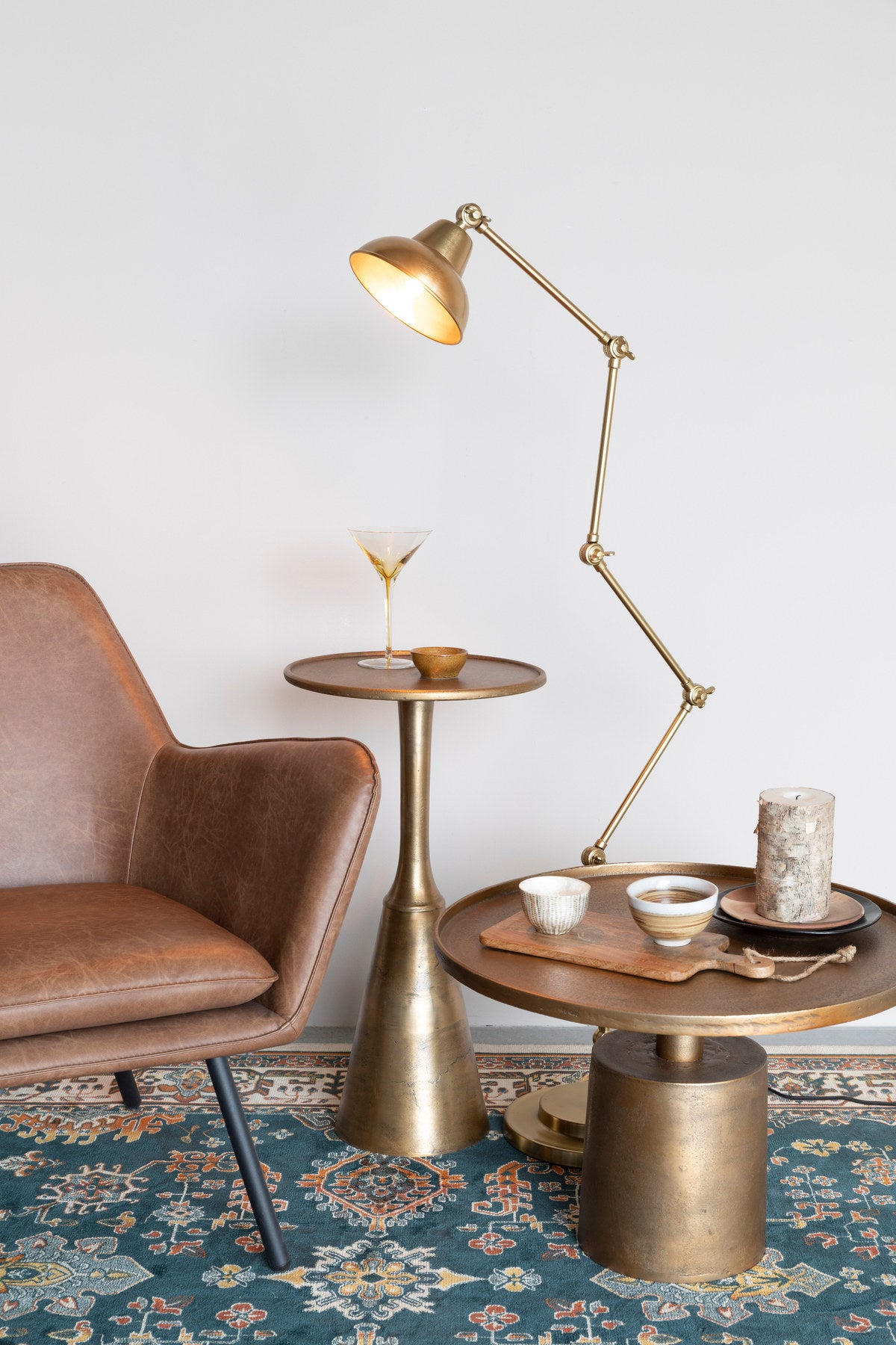 Teppich Raz in Braun präsentiert im Onlineshop von KAQTU Design AG. Teppich ist von White Label Living