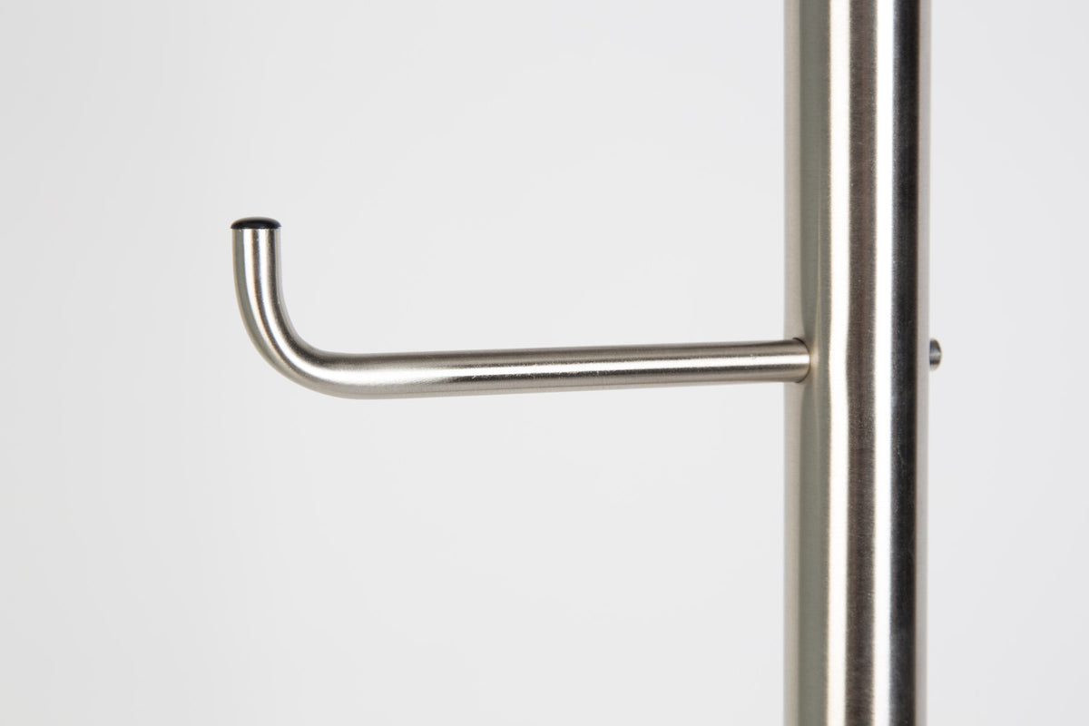 Kleiderständer HOOKED in Silber präsentiert im Onlineshop von KAQTU Design AG. Kleiderständer ist von White Label Living