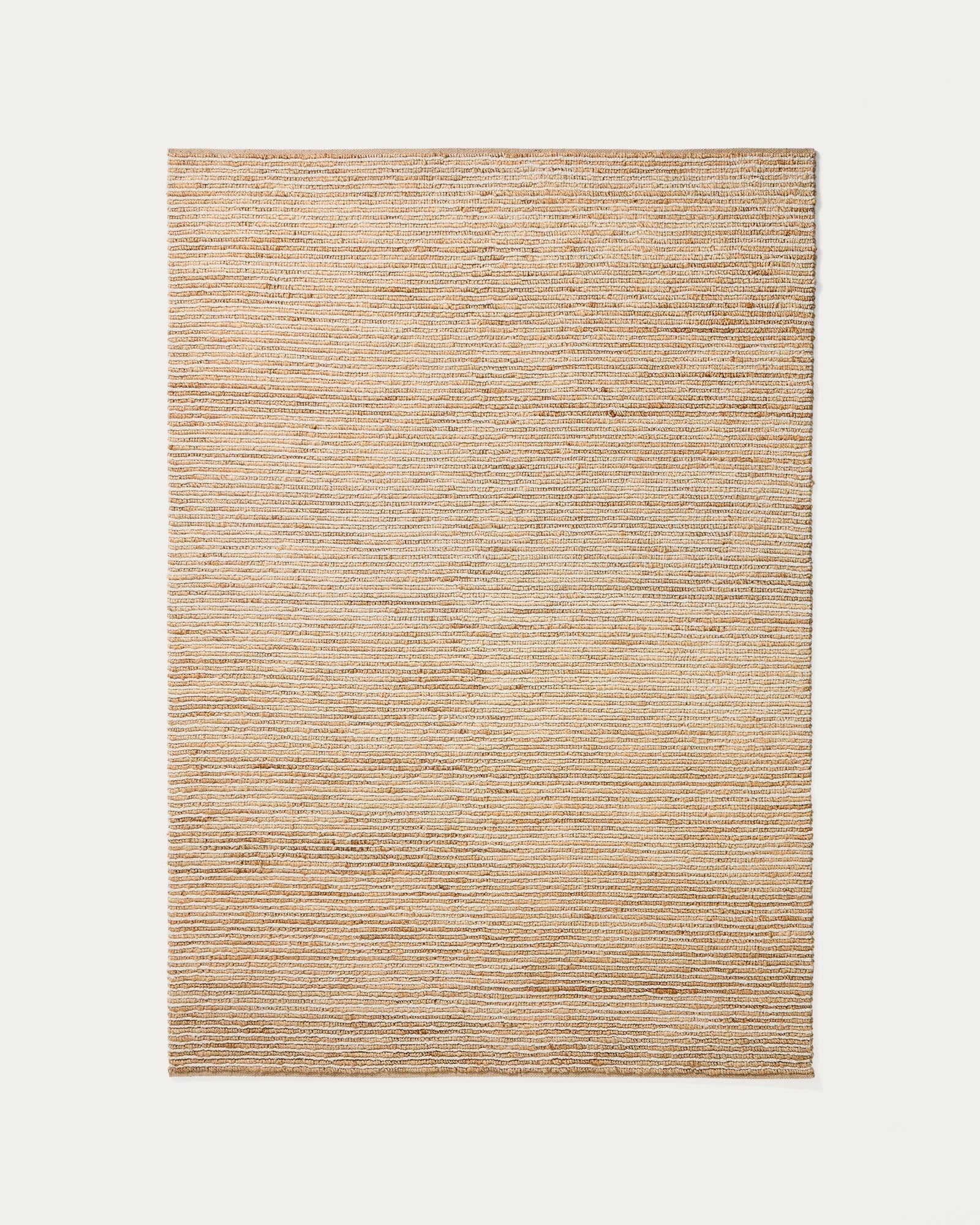 Teppich Derule aus Jute und Wolle in Beige 230 x 160 cm in Natur präsentiert im Onlineshop von KAQTU Design AG. Teppich ist von Kave Home