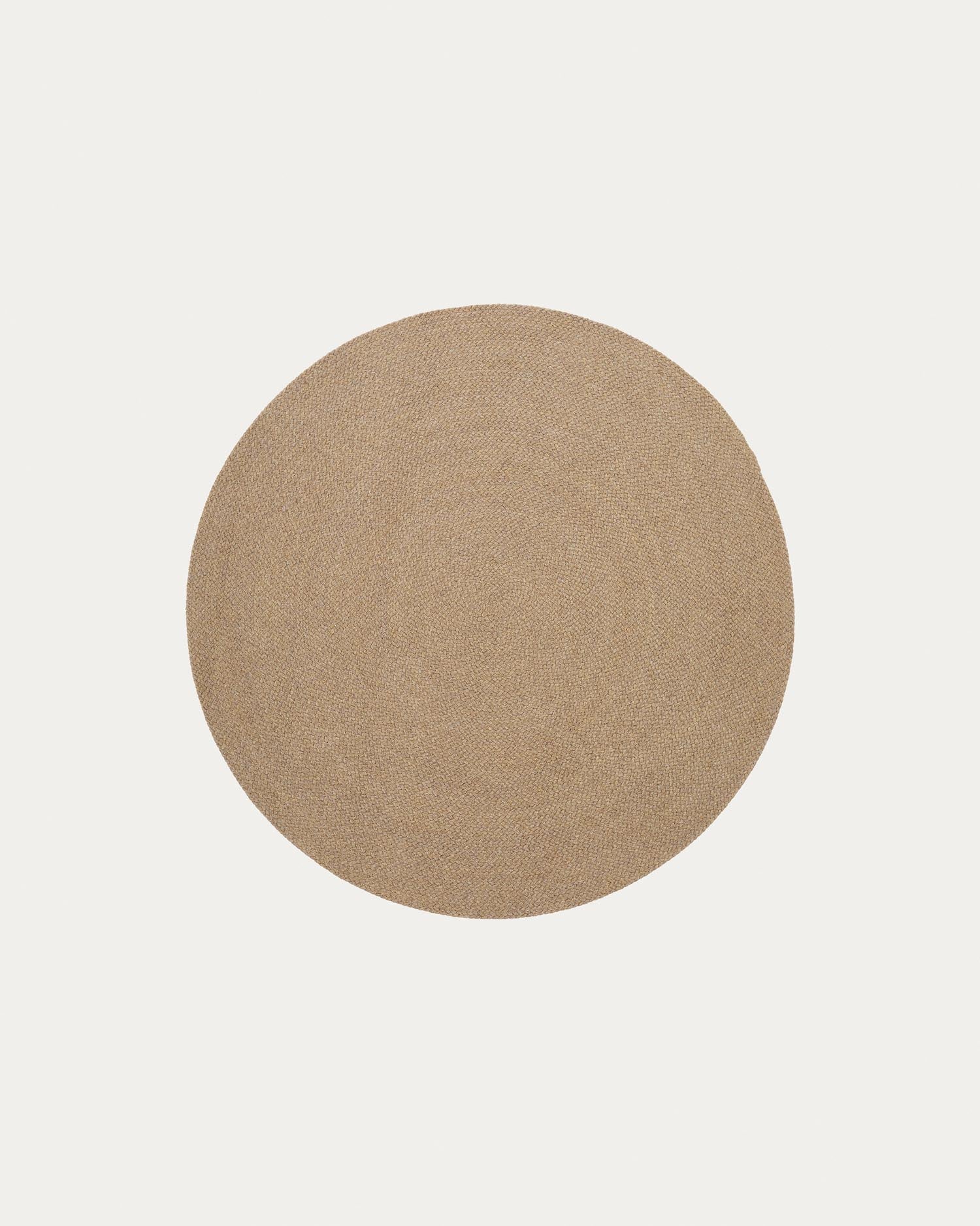 Teppich Despas aus synthetischen Fasern beige Ø150 cm in Beige präsentiert im Onlineshop von KAQTU Design AG. Teppich ist von Kave Home
