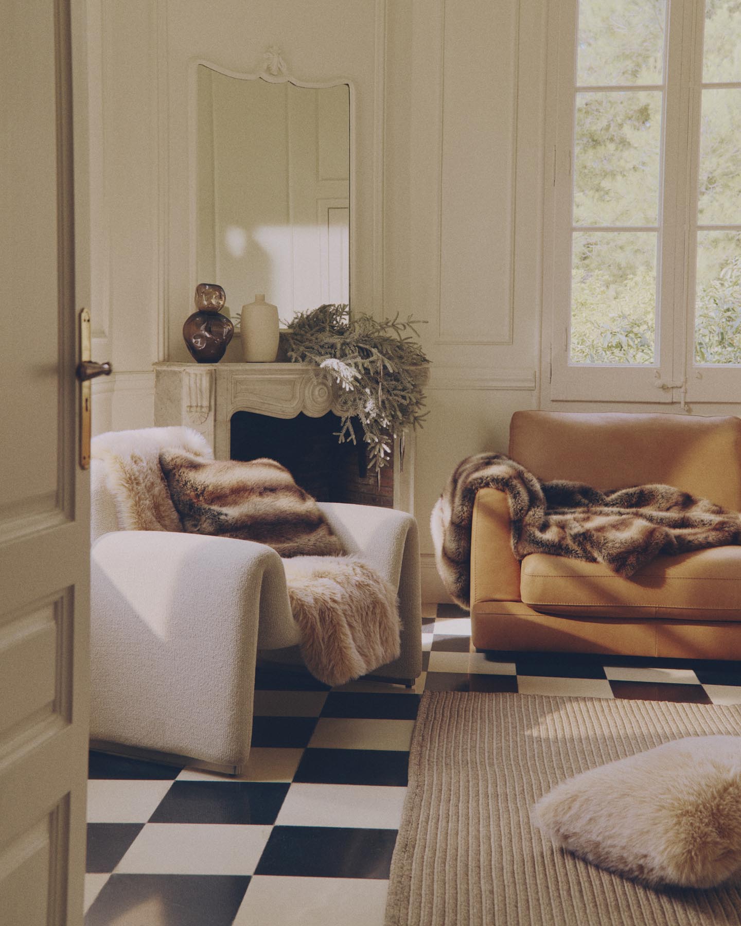 Teppich Ardelia aus synthetischen Fasern beige 160 x 230 cm in Beige präsentiert im Onlineshop von KAQTU Design AG. Teppich ist von Kave Home