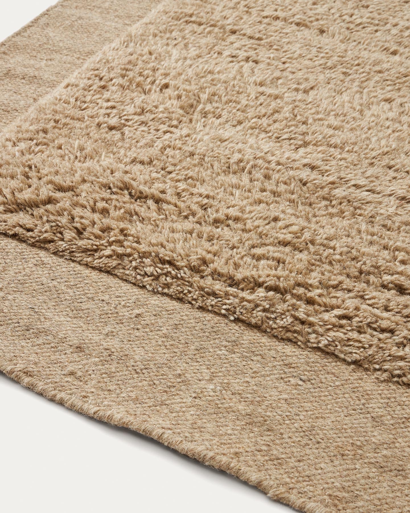 Wollteppich Marely, beige, 300 x 200 cm in Beige präsentiert im Onlineshop von KAQTU Design AG. Teppich ist von Kave Home
