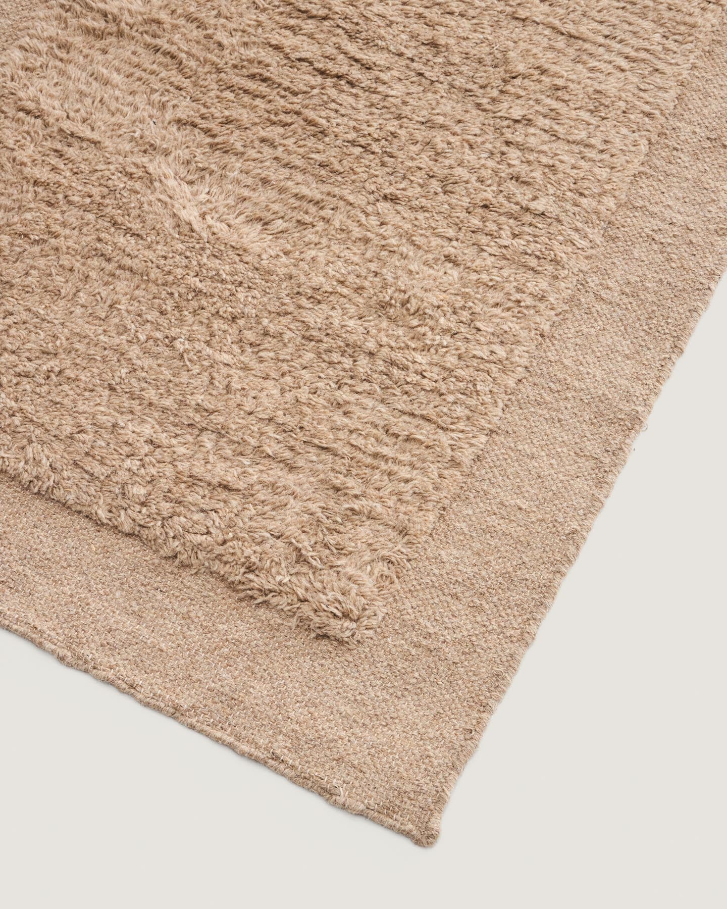 Läufer aus Wolle Marely, beige, 200 x 80 cm in Beige präsentiert im Onlineshop von KAQTU Design AG. Teppich ist von Kave Home