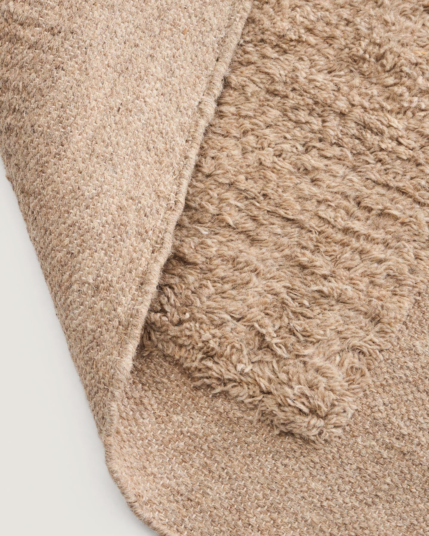 Läufer aus Wolle Marely, beige, 200 x 80 cm in Beige präsentiert im Onlineshop von KAQTU Design AG. Teppich ist von Kave Home