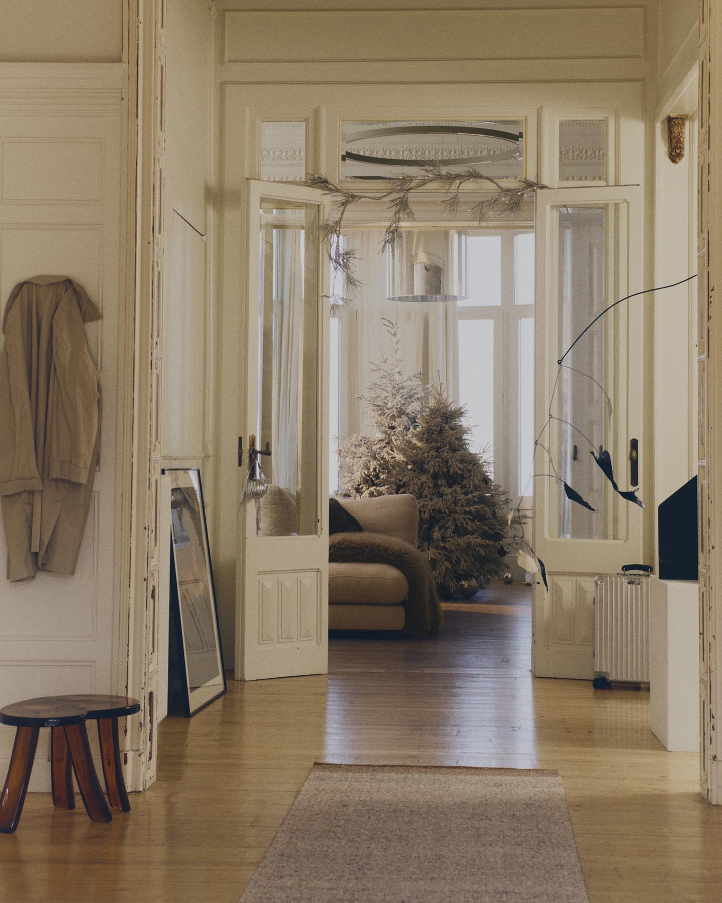 Läufer aus Wolle Nifelia mit Jacquard-Muster, beige, 200 x 80 cm in Beige präsentiert im Onlineshop von KAQTU Design AG. Teppich ist von Kave Home