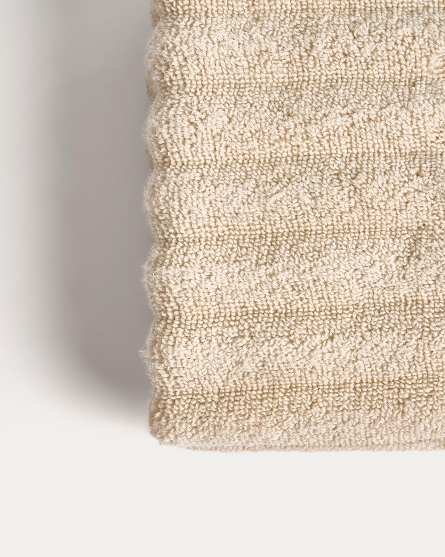 Toilettenhandtuch Navira aus 100 % Baumwolle, beige, 30 x 50 cm in Beige präsentiert im Onlineshop von KAQTU Design AG. Handtuch ist von Kave Home