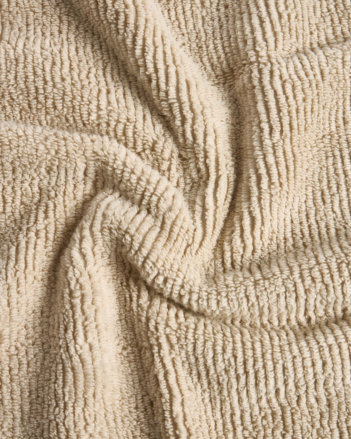 Handtuch Olvira aus 100 % Baumwolle mit Jacquard-Muster, beige, 50 x 90 cm in Beige präsentiert im Onlineshop von KAQTU Design AG. Handtuch ist von Kave Home