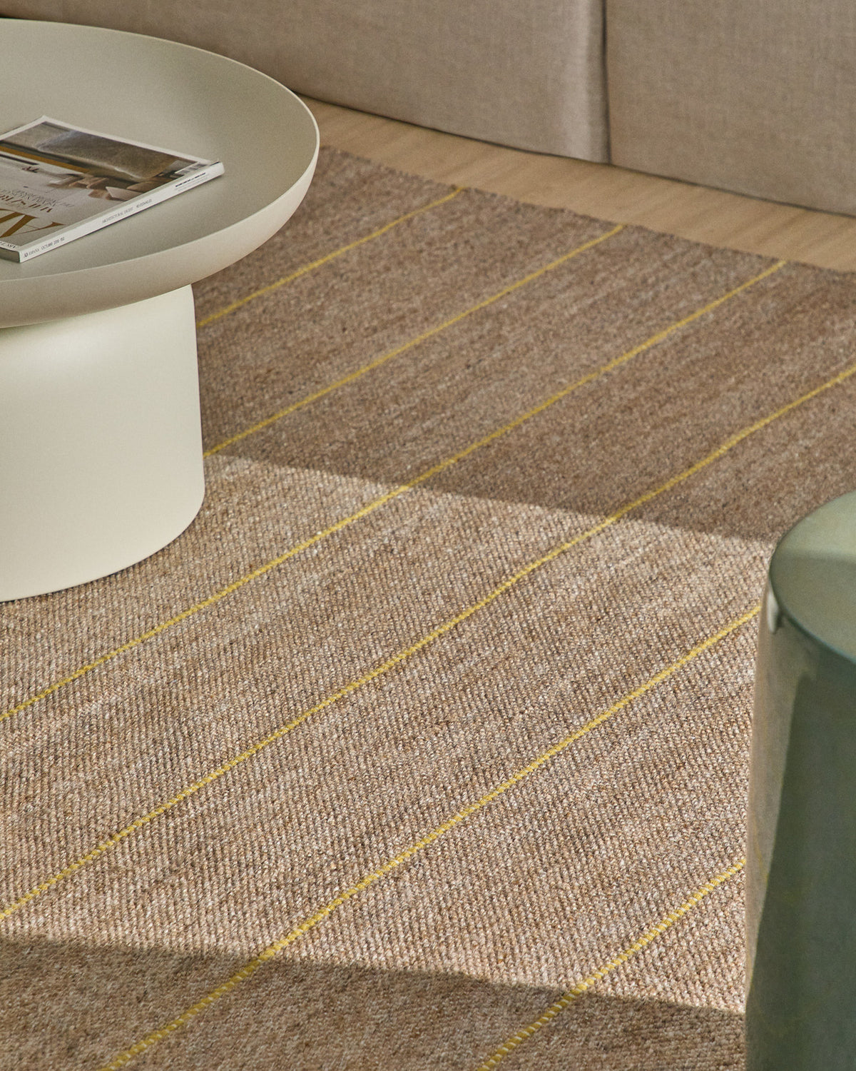 Teppich Denu 100 % PET beige 200 x 300 cm in Beige präsentiert im Onlineshop von KAQTU Design AG. Outdoor Teppich ist von Kave Home