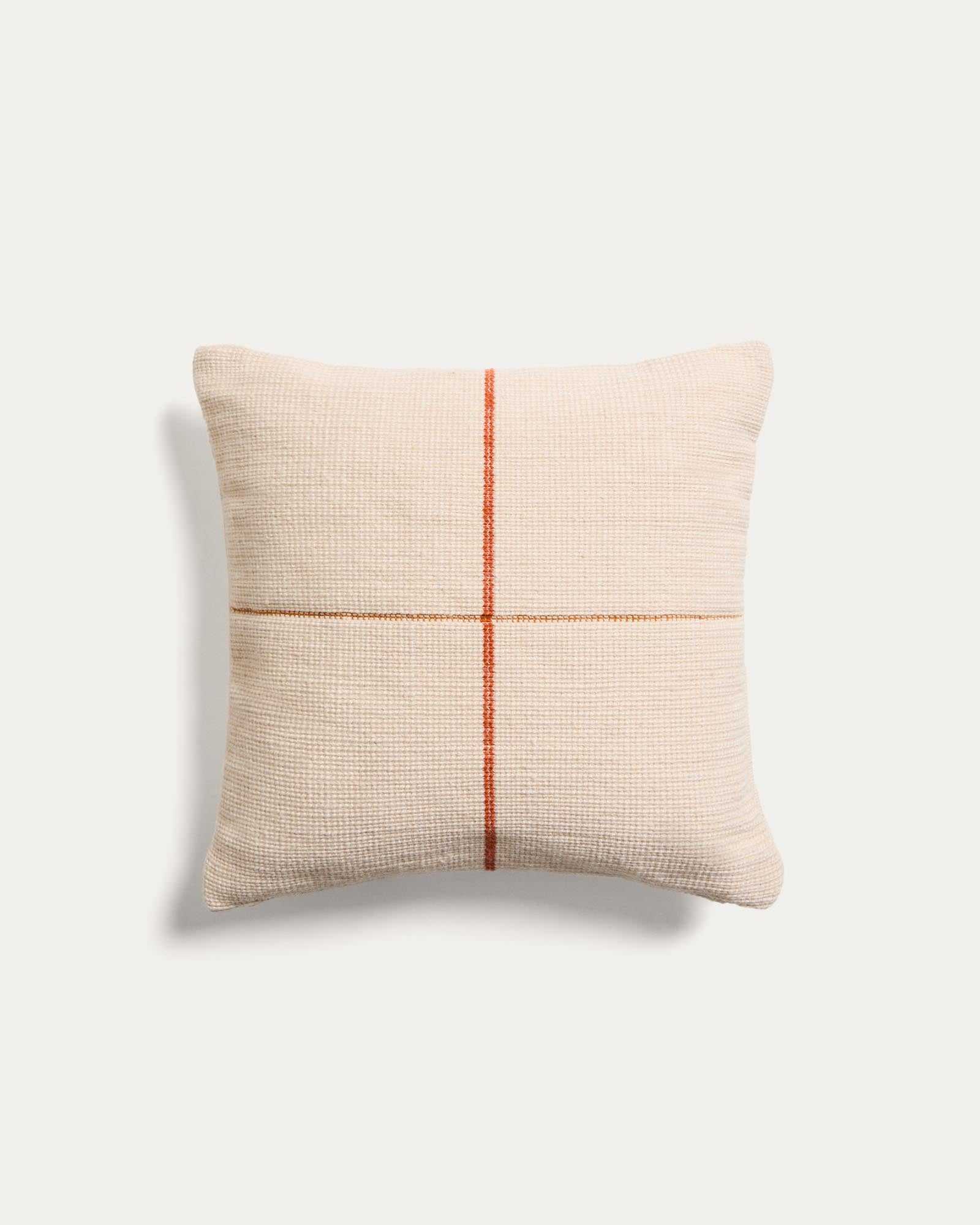 Kissenbezug Atima 100 % PET Jacquard orange 45 x 45 cm in Orange präsentiert im Onlineshop von KAQTU Design AG. Gartenkissen ist von Kave Home